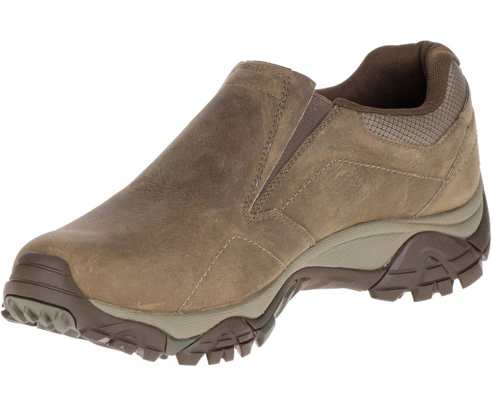 Merrell Slip Ons Olive - Moab Adventure Moc Wide Width - Mens 28KOSDTGA